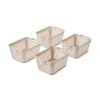 Set van 4 zandkleurige opbergmanden - Makeeva basket S 4-pack sandy 